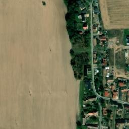Satellite imagery of [Kunětice] church t., CZ