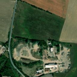 Satellite imagery of [Časy] former brick yard chimney, CZ