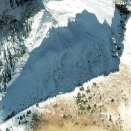 Satellite imagery of Shark Tooth Mountain, CA
