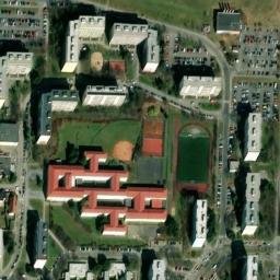 Satellite imagery of [Praha-Řepy] church t., CZ