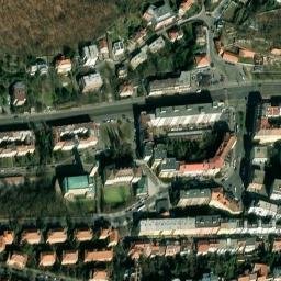 Satellite imagery of [Praha-Košíře] church t., CZ