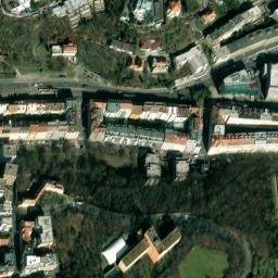 Satellite imagery of [Praha-Košíře] church t., CZ