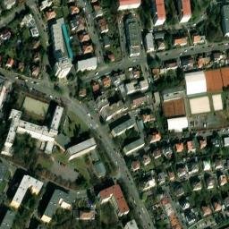 Satellite imagery of [Praha-Strašnice] fireworks telecomunication t., CZ