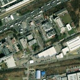 Satellite imagery of [Praha-Hostivař] steel chimney, CZ