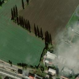 Satellite imagery of [Velim] factory chimney, CZ
