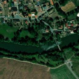 Satellite imagery of [Kunětice] church t., CZ
