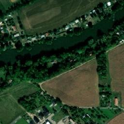 Satellite imagery of [Kunětice] church t., CZ