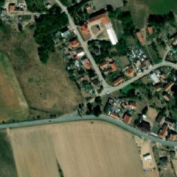 Satellite imagery of [Časy] former brick yard chimney, CZ