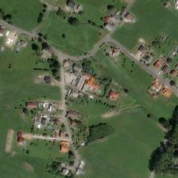 Satellite imagery of [Dlouhoňovice] former milk factory chimney, CZ