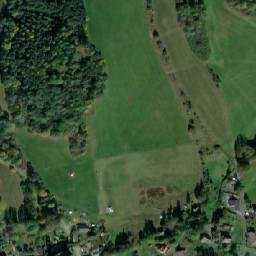 Satellite imagery of [Široká Niva] church t., CZ