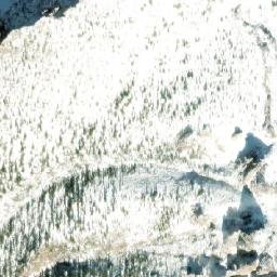 Satellite imagery of Shark Tooth Mountain, CA
