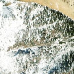 Satellite imagery of Shark Tooth Mountain, CA