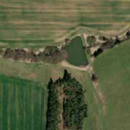 Satellite imagery of [Pšov-Kobylé] church t., CZ