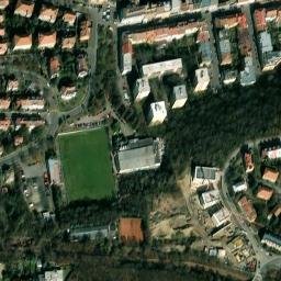Satellite imagery of [Praha-Košíře] church t., CZ