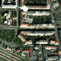 Satellite imagery of [Praha-Nusle] church t., CZ