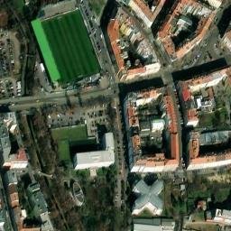 Satellite imagery of [Praha-Vršovice] church t., CZ
