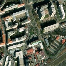 Satellite imagery of [Praha-Vršovice] church t., CZ