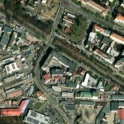 Satellite imagery of [Praha-Strašnice] fireworks telecomunication t., CZ