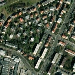 Satellite imagery of Mitas [Praha-Záběhlice] factory chimney, CZ