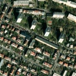 Satellite imagery of Mitas [Praha-Záběhlice] factory chimney, CZ