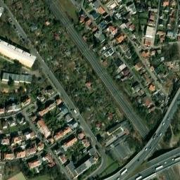 Satellite imagery of Mitas [Praha-Záběhlice] factory chimney, CZ