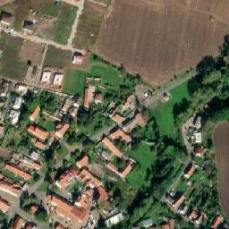 Satellite imagery of [Chrášťany-Bylany] church t., CZ