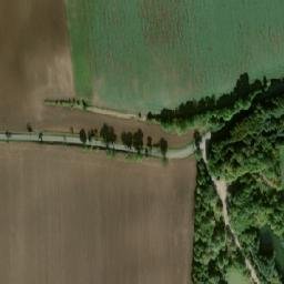 Satellite imagery of [Chrášťany-Chotouň] church t., CZ