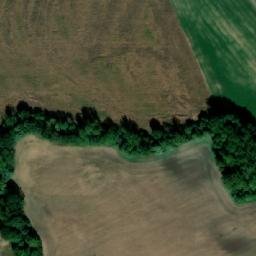 Satellite imagery of [Kunětice] church t., CZ