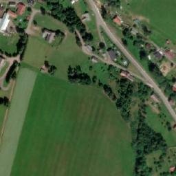 Satellite imagery of [Těchonín] church t., CZ