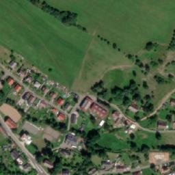 Satellite imagery of [Těchonín] church t., CZ