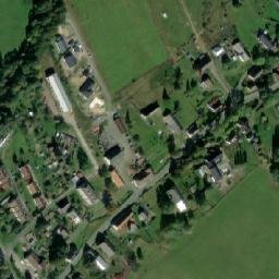 Satellite imagery of [Široká Niva] church t., CZ