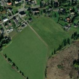 Satellite imagery of [Široká Niva] church t., CZ