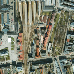 Satellite imagery of Barbakan - Gotycka budowla obronna XV w., PL