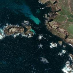 Satellite imagery of Land's End, GB