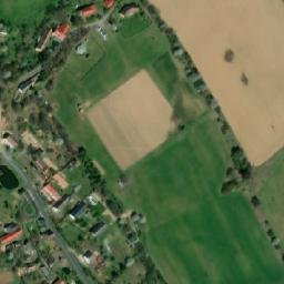 Satellite imagery of [Štědrá] church t., CZ