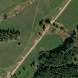 Satellite imagery of [Velká Chmelištná] church t., CZ