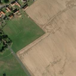 Satellite imagery of [Velká Chmelištná] church t., CZ
