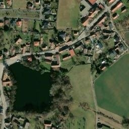 Satellite imagery of [Svárov u Unhoště] church t., CZ