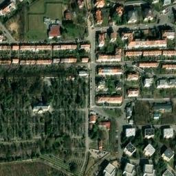 Satellite imagery of [Praha-Smíchov] cemetery church t., CZ