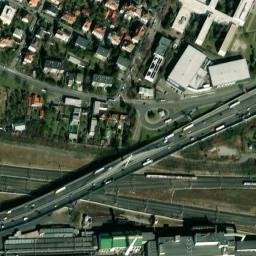 Satellite imagery of Mitas [Praha-Záběhlice] factory chimney, CZ