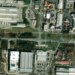 Satellite imagery of [Praha-Hostivař] Factory chimney, CZ