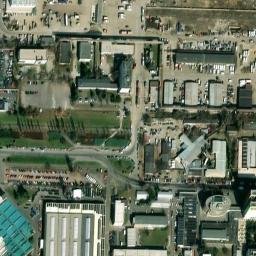 Satellite imagery of [Praha-Hostivař] Factory chimney, CZ