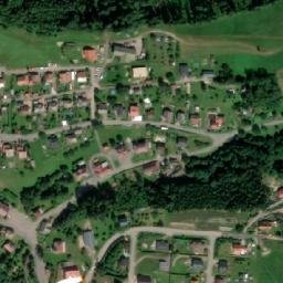 Satellite imagery of Husův sbor [Nekoř] church t., CZ