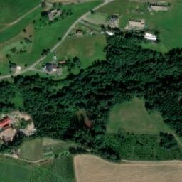 Satellite imagery of Husův sbor [Nekoř] church t., CZ