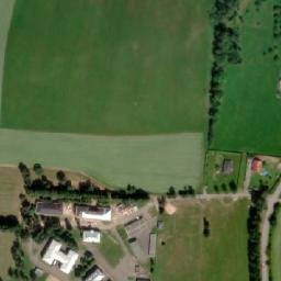 Satellite imagery of [Těchonín] church t., CZ