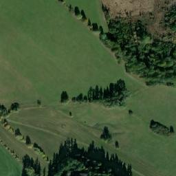 Satellite imagery of [Široká Niva] church t., CZ