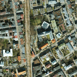 Satellite imagery of Barbakan - Gotycka budowla obronna XV w., PL