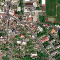 Satellite imagery of [Toužim] church t., CZ