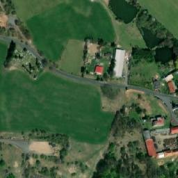 Satellite imagery of [Štědrá] church t., CZ