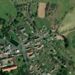 Satellite imagery of [Štědrá] church t., CZ